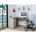 Light Gray L-Shaped Desk I20256