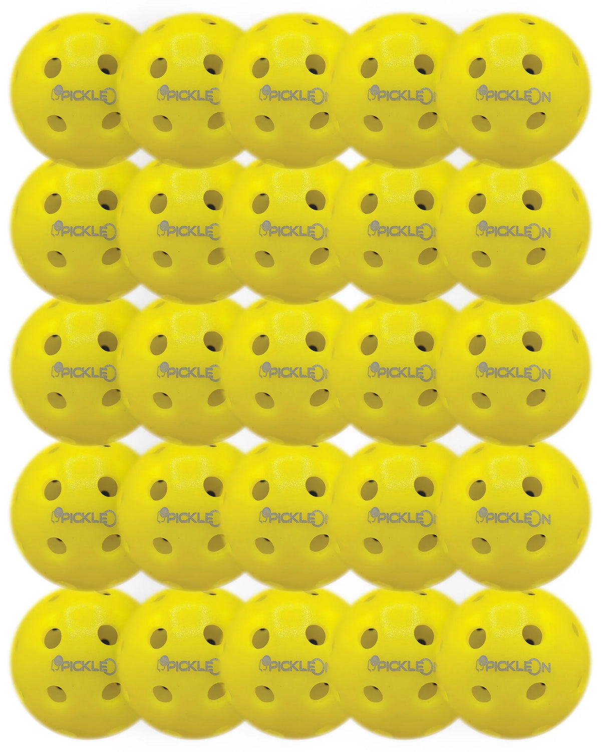 Neon Green 40 Holes 25 Pack Outdoor Pickleball Balls J181293