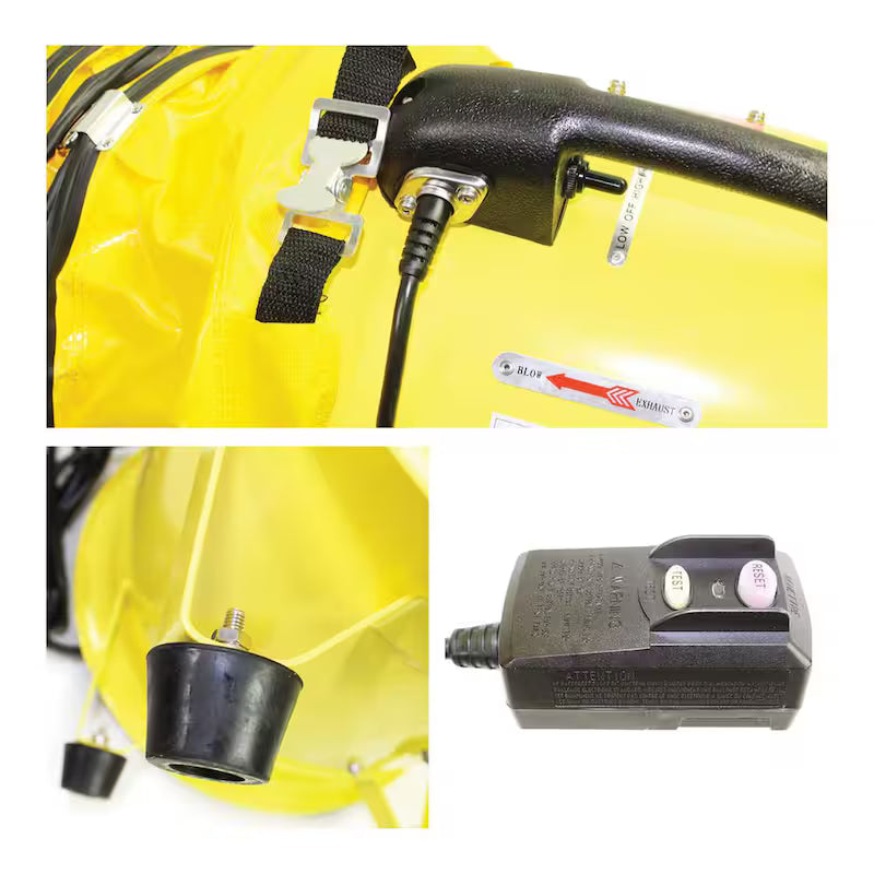 2 Speed Portable Confined Space Ventilator with Hose D959