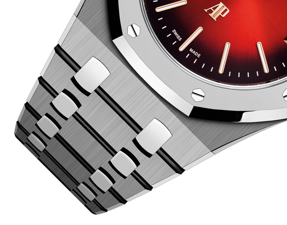 Smoked Burgundy Dial 39mm Watch Q163