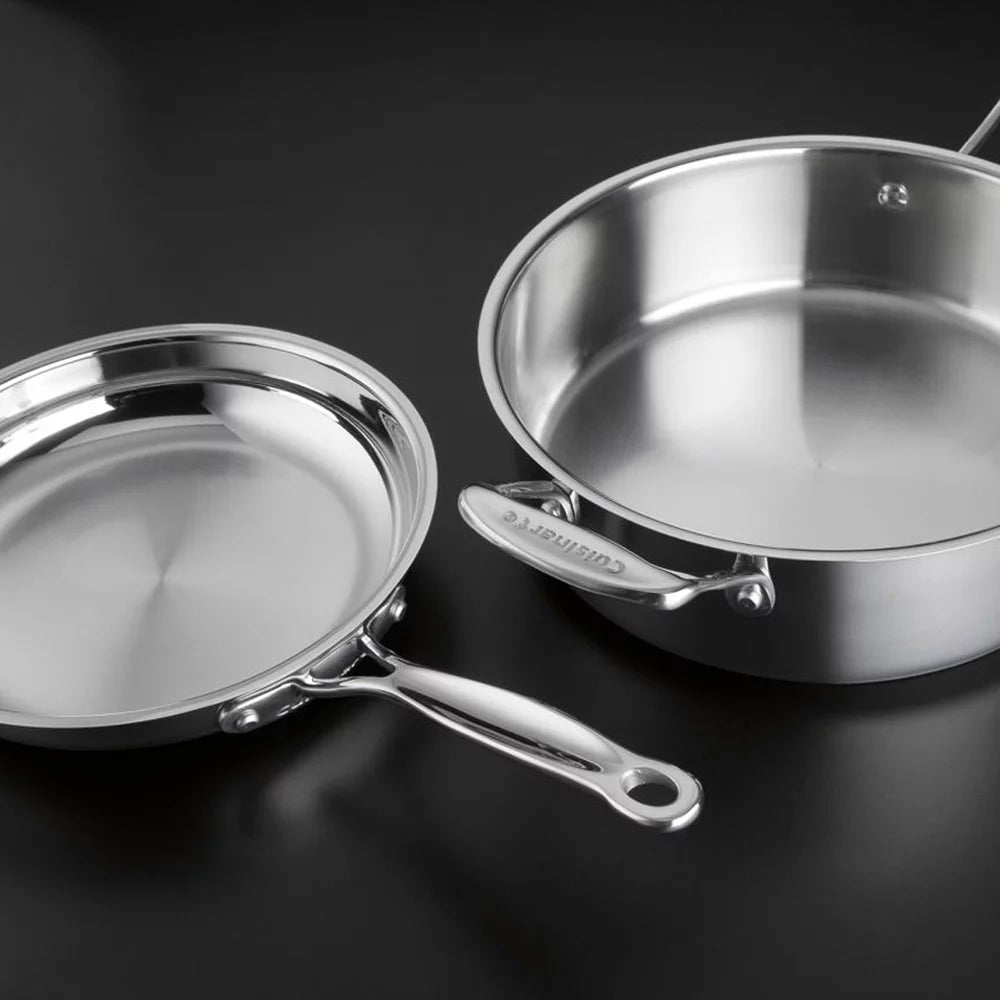 11-Piece Stainless Cookware Set with 12 Piece Cutlery Set S24269