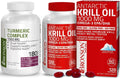 Turmeric Curcumin with BioPerine and Krill Oil 1000 mg Omega-3s S418525