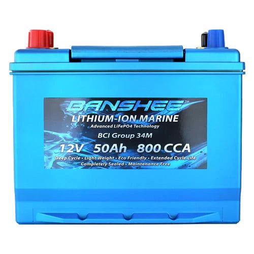 Group 34 Dual Terminal Deep Cycle Lithium-Ion Battery O16162