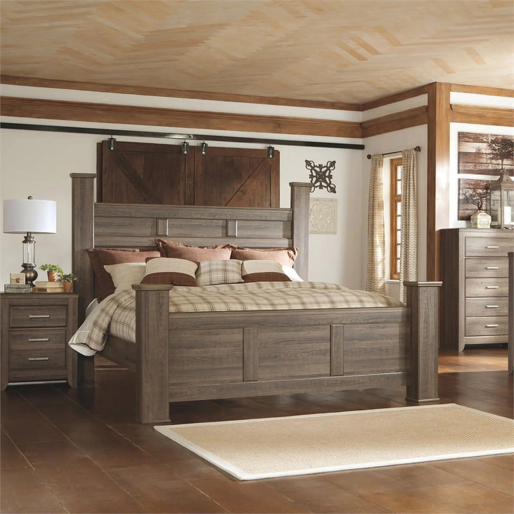Queen Bed in Dark Brown G458184