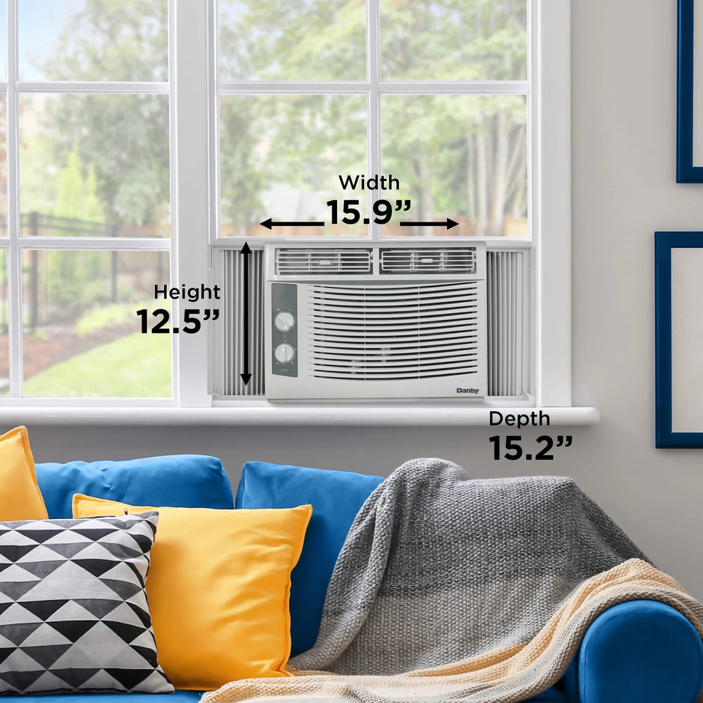 5,000 BTU White Window Air Conditioner Y4063