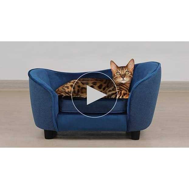 Velvet Washable Pet Bed Sofa P379436
