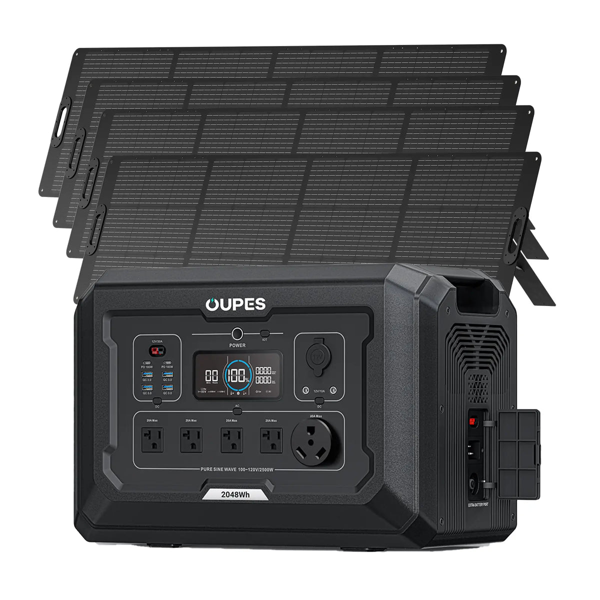 2500W Portable Power Station with 2048Wh Battery F1395