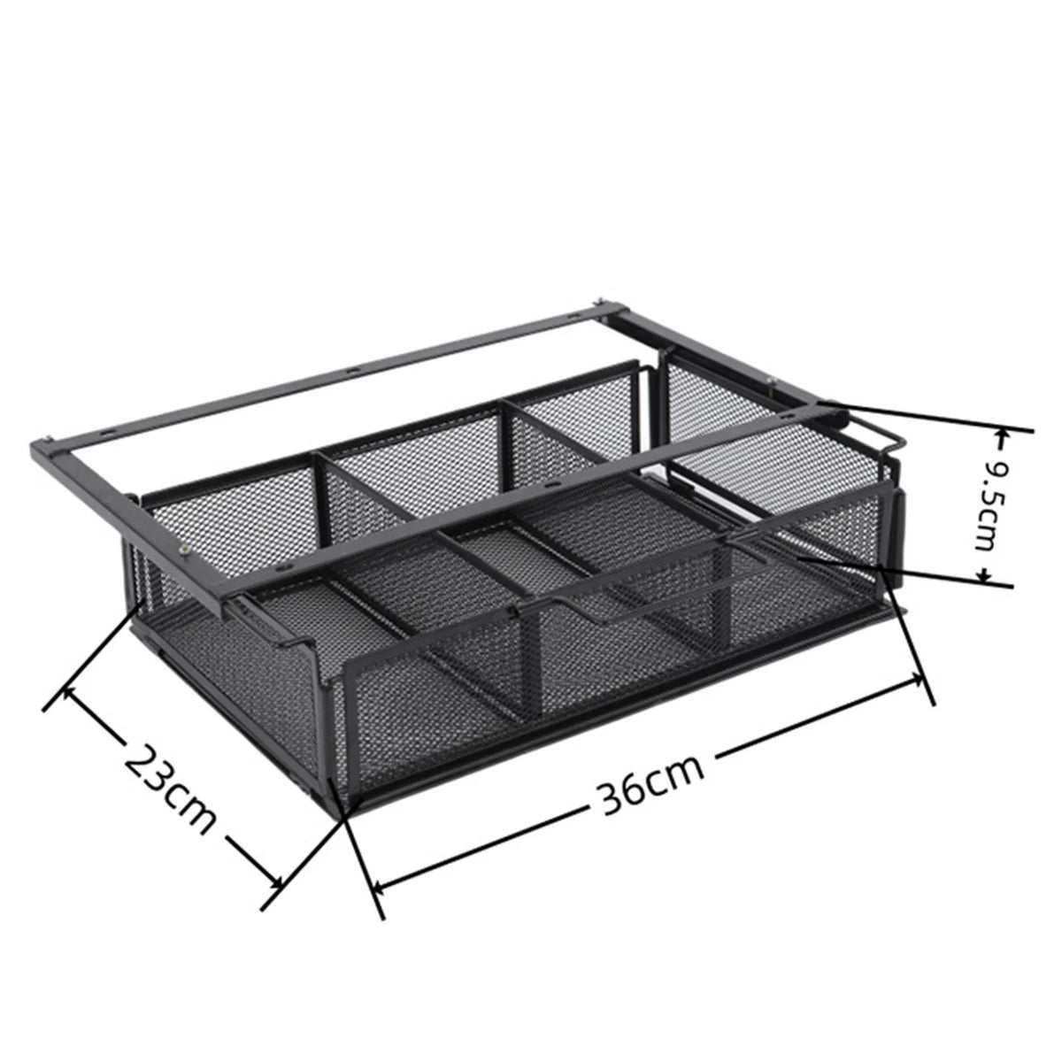 Black Under Desk Drawer Organizer U755