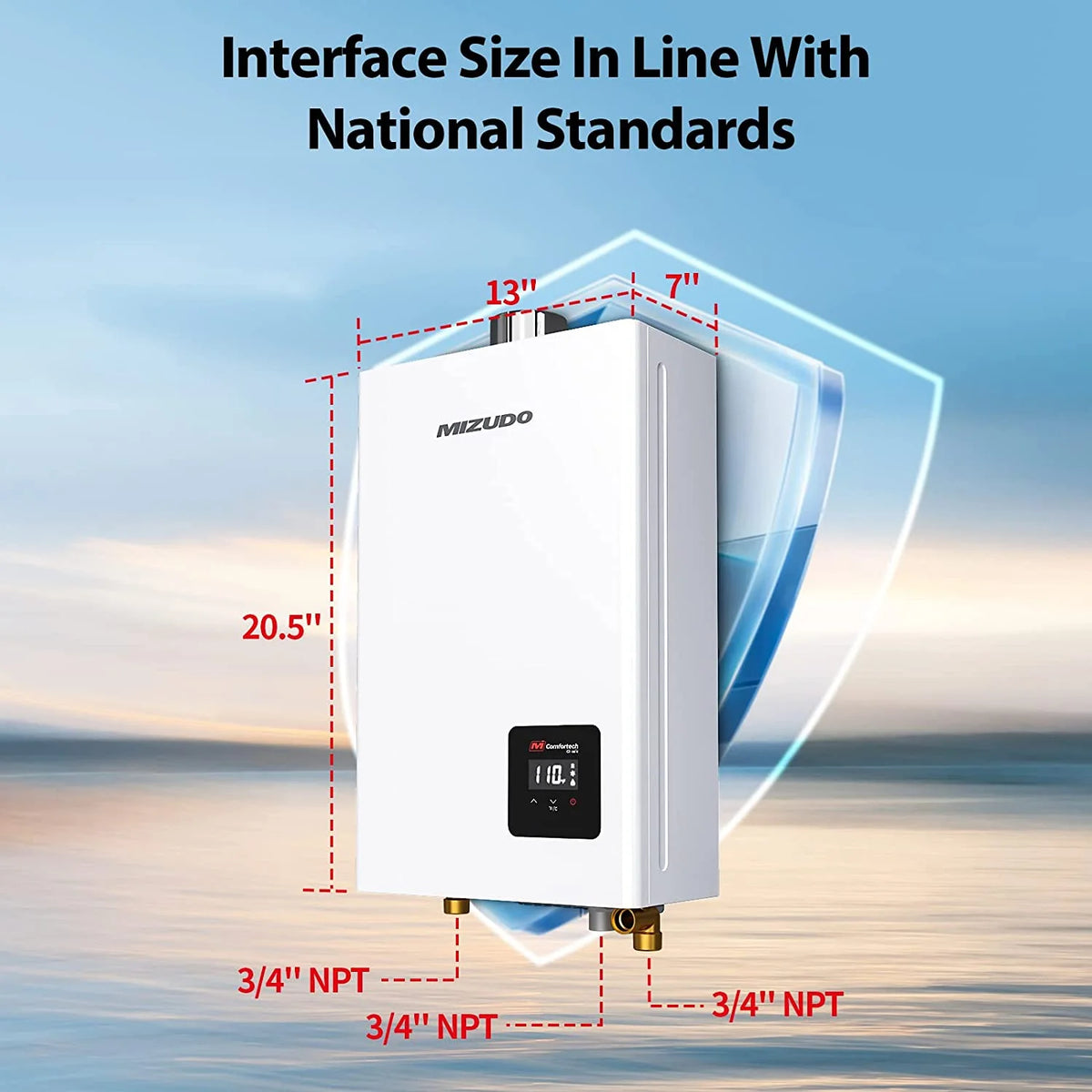 Natural Gas Tankless Water Heater 3.6 GPM M87160
