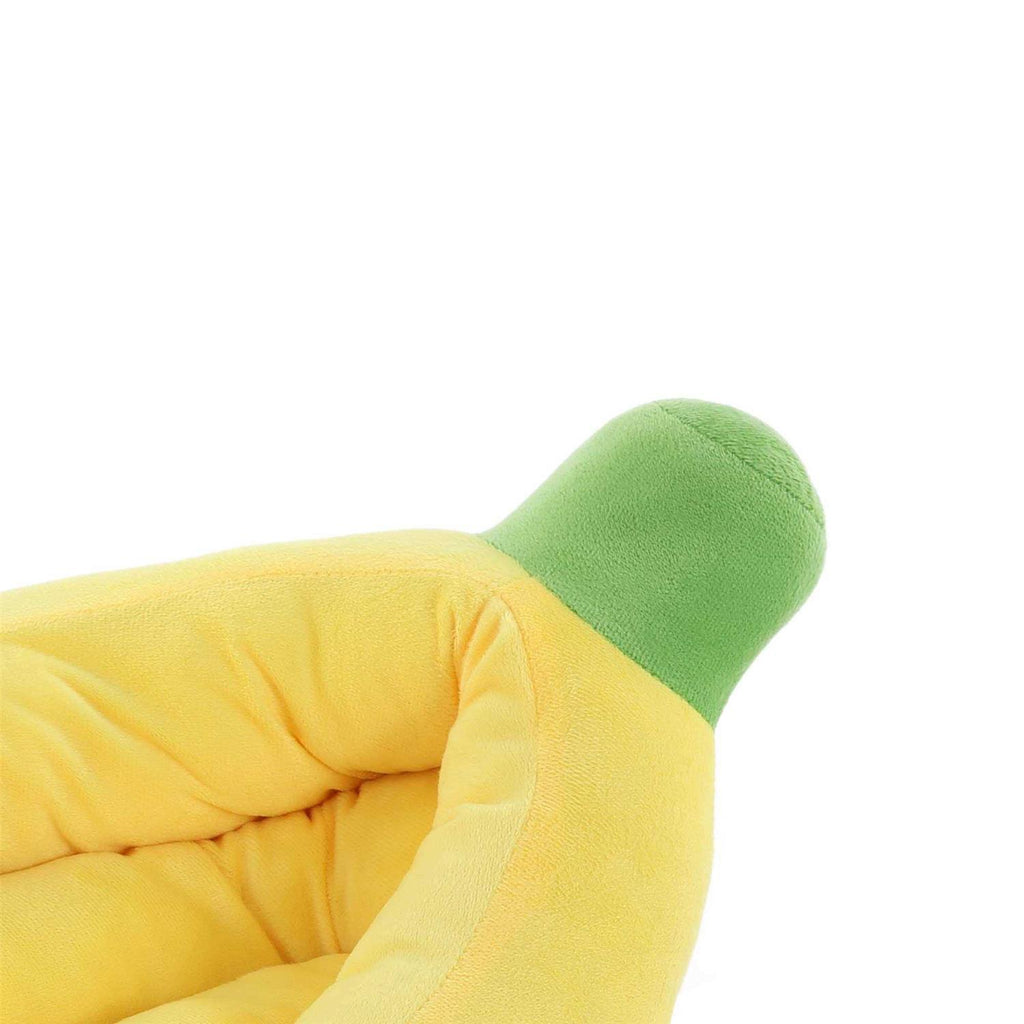 Banana Shape Washable Dog Bed with Removable Cushion S44714