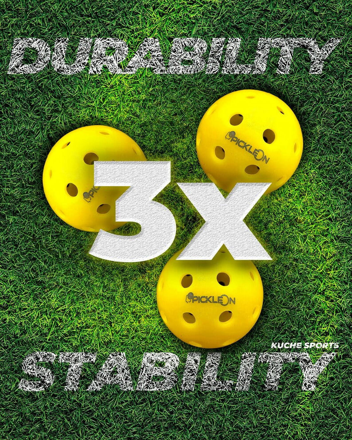 Neon Green 40 Holes 25 Pack Outdoor Pickleball Balls J181293