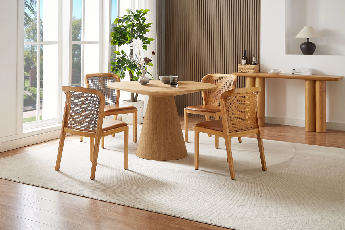 47.24'' Round Wooden Dining Table L631136