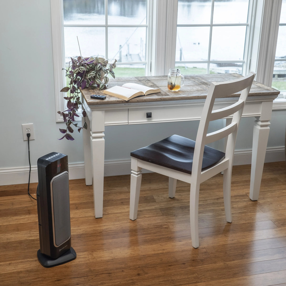 1500 Watt 29" Oscillating Digital Tower Heater with Remote, Adjustable Thermostat, Black K269