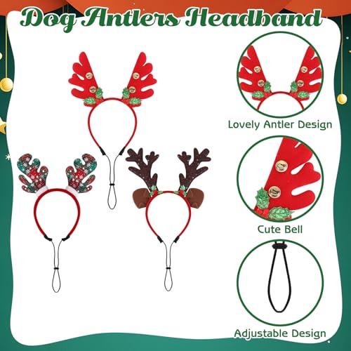 Christmas Dog Headband and Bandana Set F31571