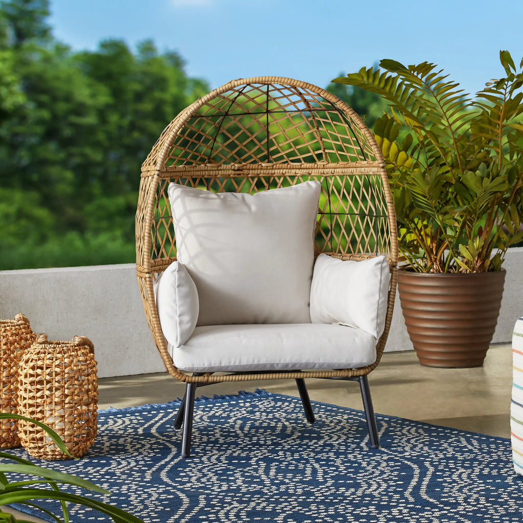 Outdoor Wicker Kid's Egg Chair F9990