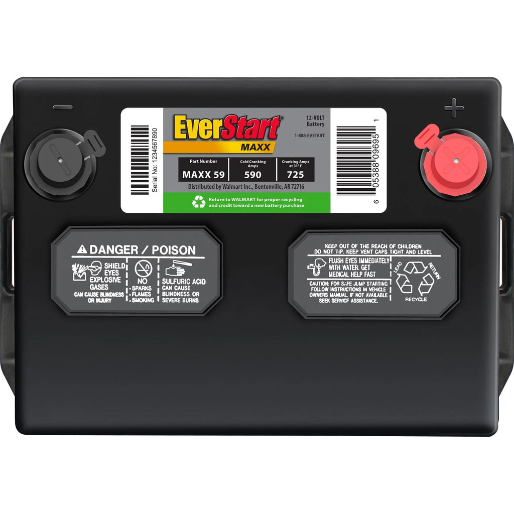 Lead Acid Automotive Battery Group Size 59 12 Volt 590 CCA U683