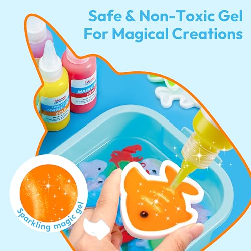 Glow-in-The-Dark Water Gel Kit with 10 Gels and 12 Molds R735356