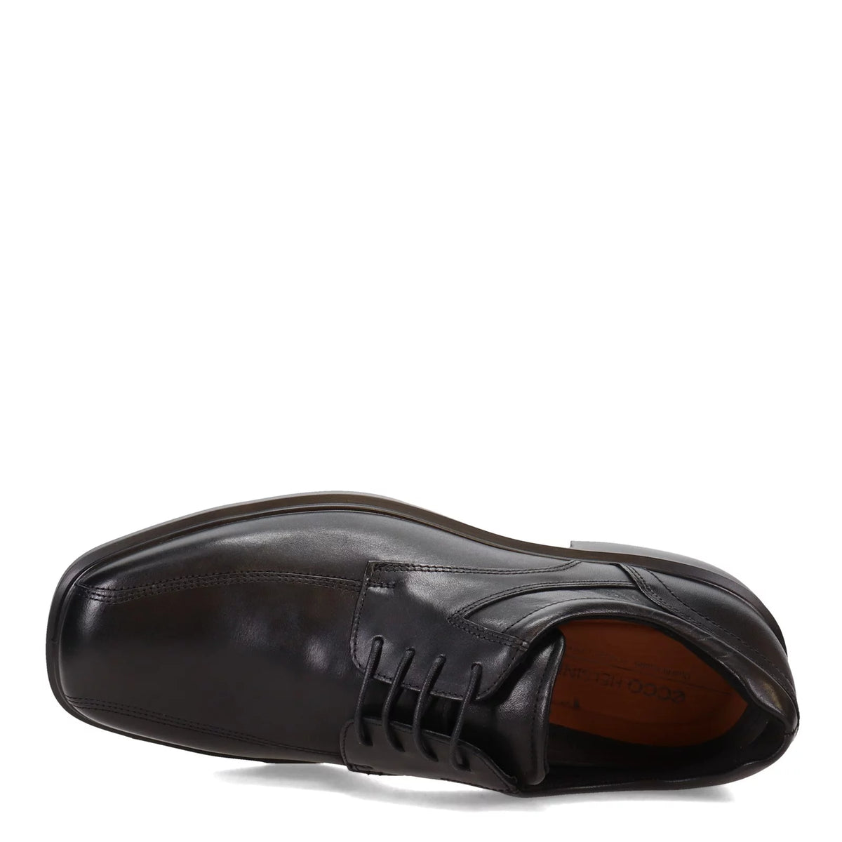 Black Leather Bike Toe Tie R654