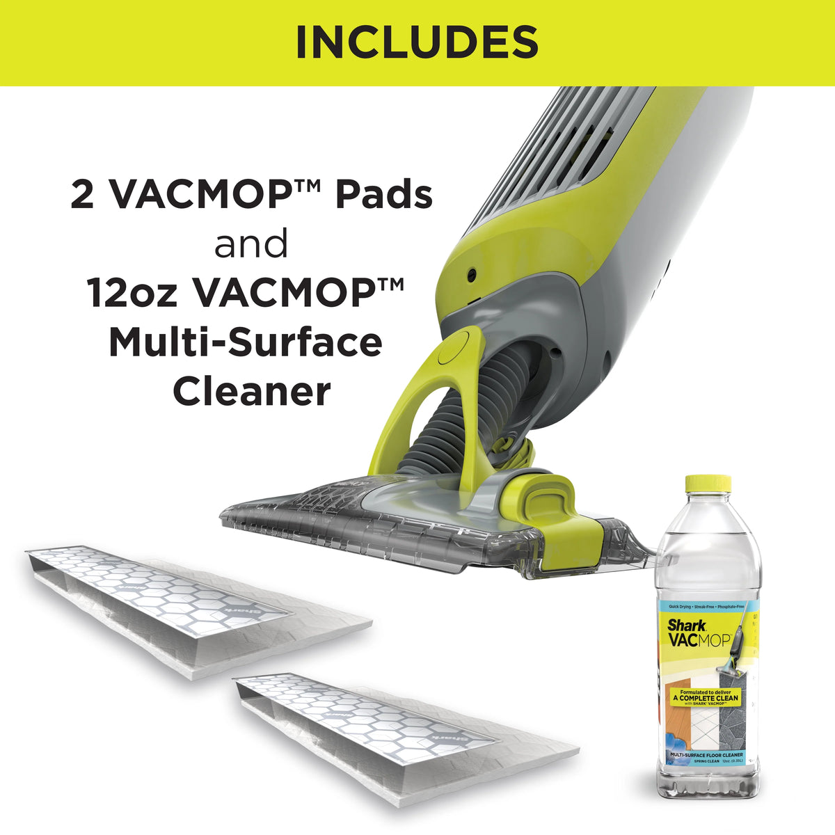 Cordless Hard Floor Vacuum Mop with Disposable Pads K645