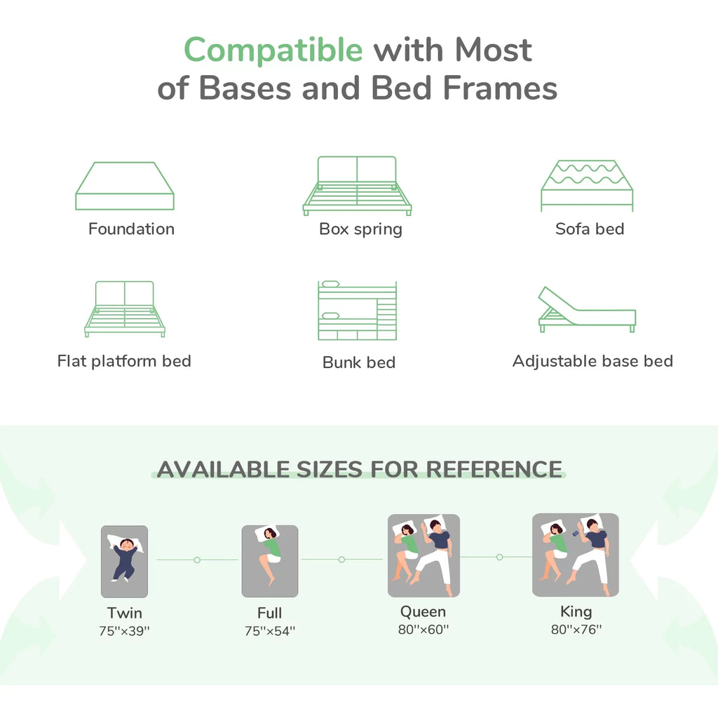 Queen Size Memory Foam Hybrid Mattress V37908