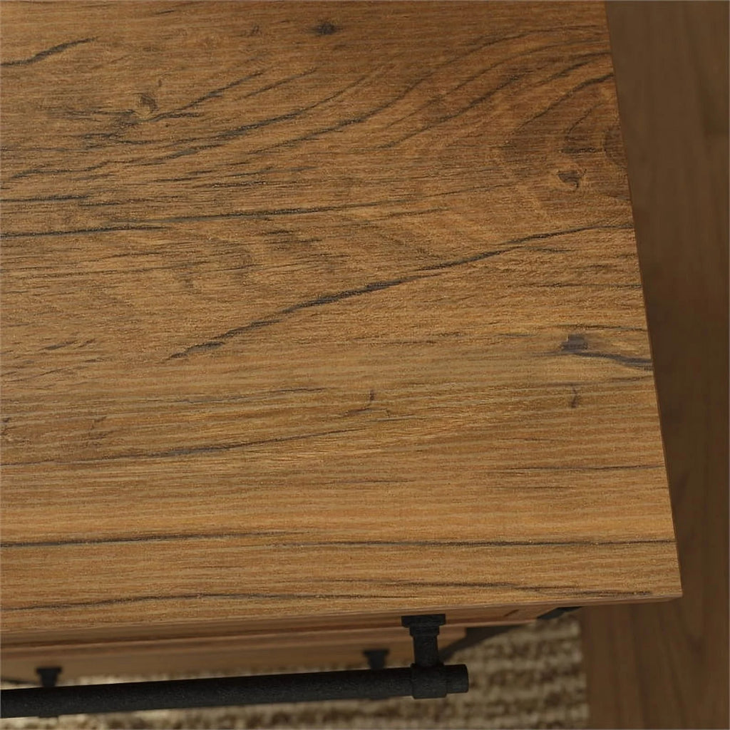 Contemporary Engineered Wood L-Desk H907