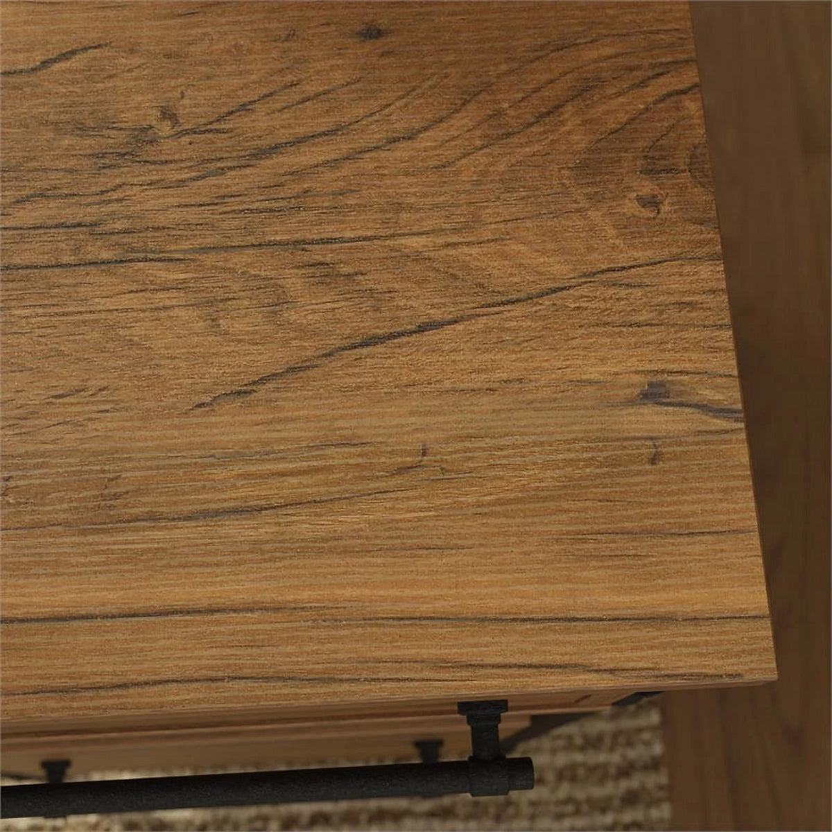 Contemporary Engineered Wood L-Desk H907