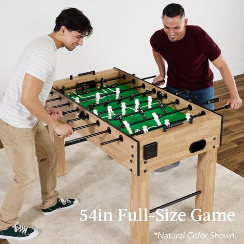 54in Full-Size Foosball Table with 2 Balls H92699