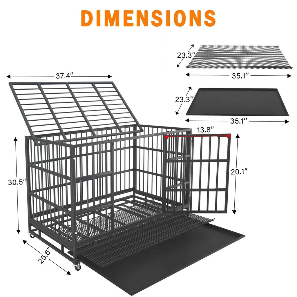 48/38 inch Heavy Duty Dog Crate B21865