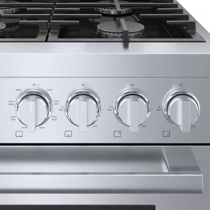 36 in. Dual Fuel Range with 6-Burners in Stainless Steel P603118