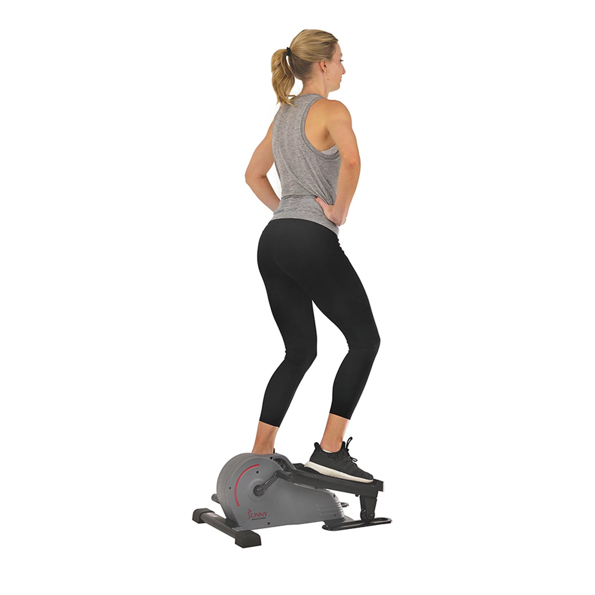 Compact Magnetic Standing Elliptical Machine with Handlebars K731