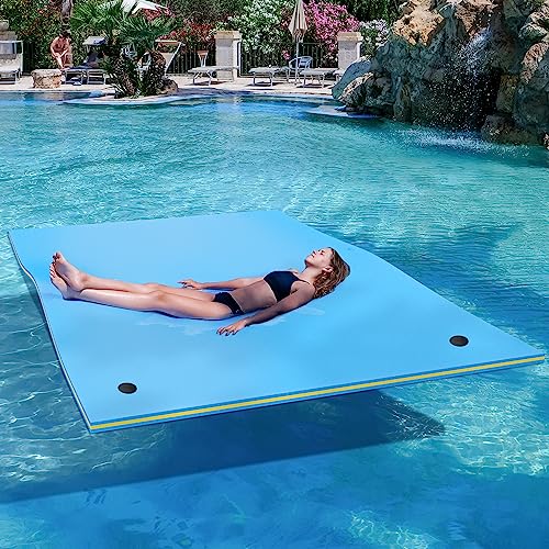 9' 12' Blue Lily Pad Floating Mat D718149