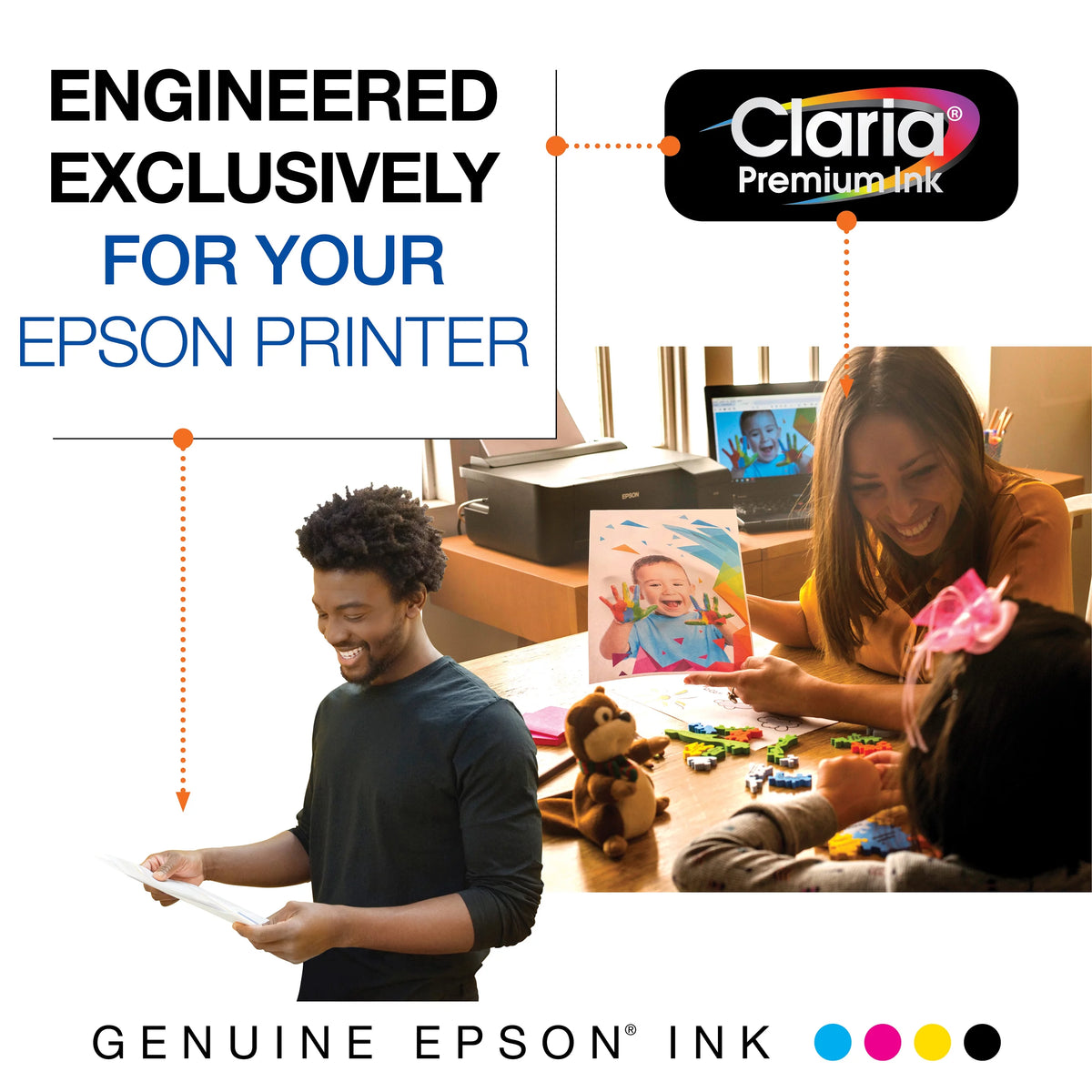 EPSON 202 Claria Ink Standard Capacity Black & Color Cartridge Combo Pack S611719