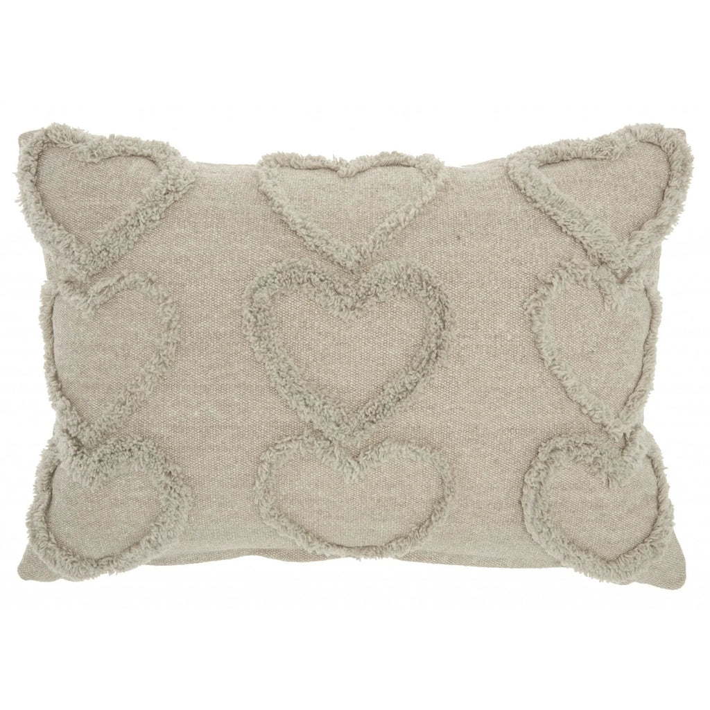 Grey Lumbar Pillow H419