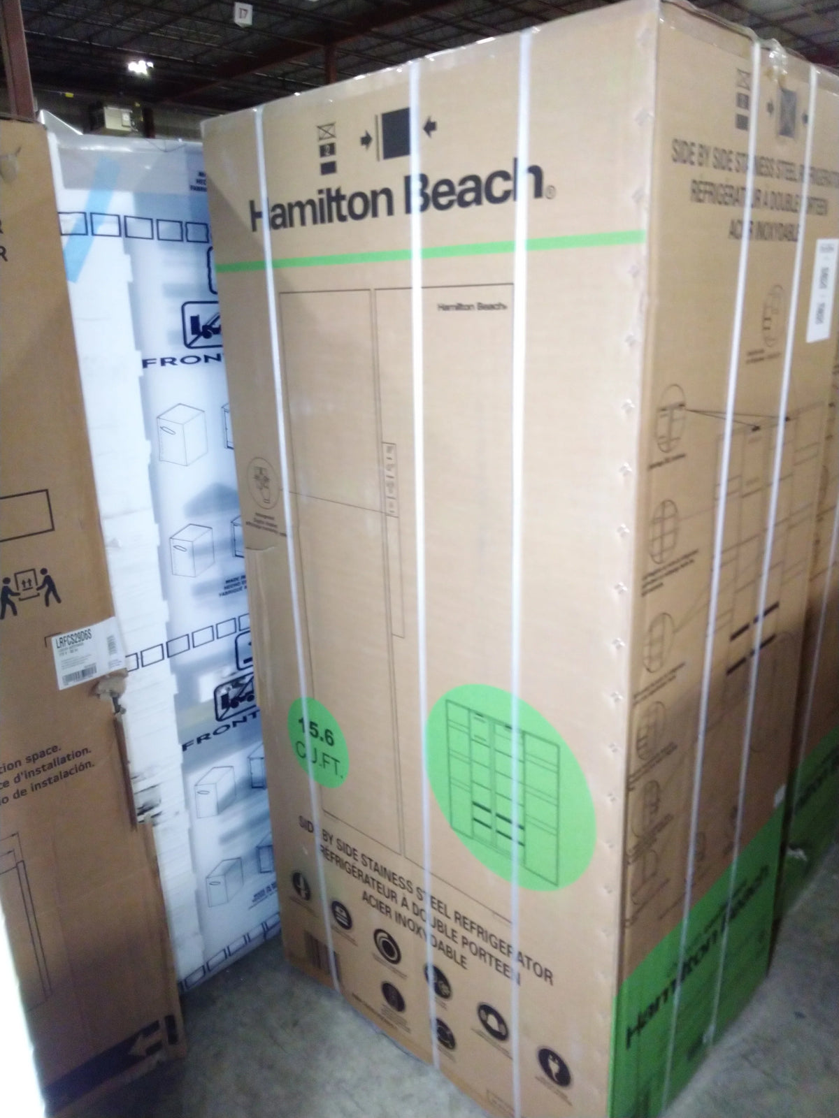 33 In. 15.6 Cu. Ft. Side By Side Refrigerator N925