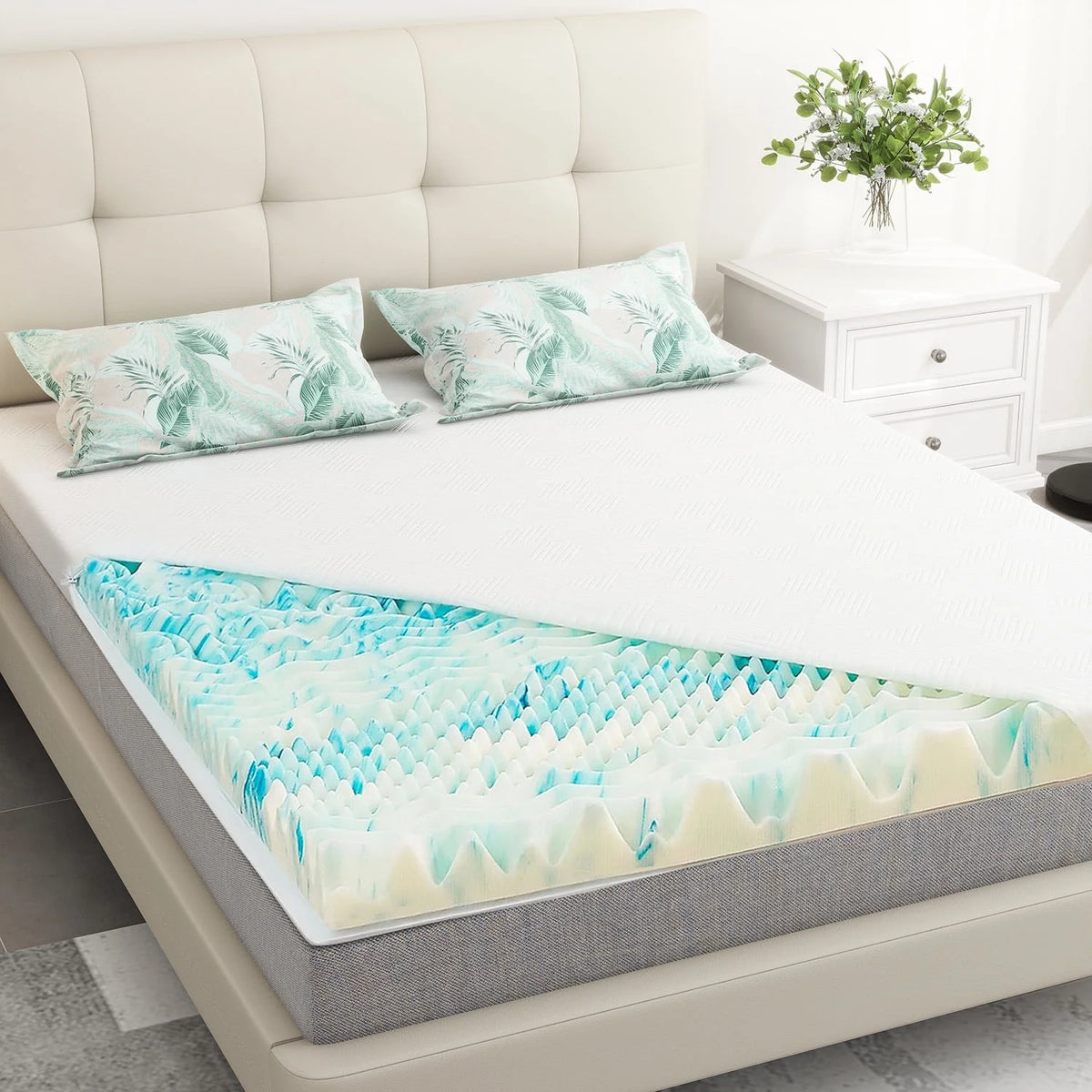 14 inch Gel Memory Foam Queen Size Mattress Z5050