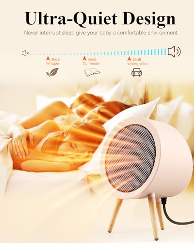1000W 3 Mode PTC Ceramic Space Heater White X285