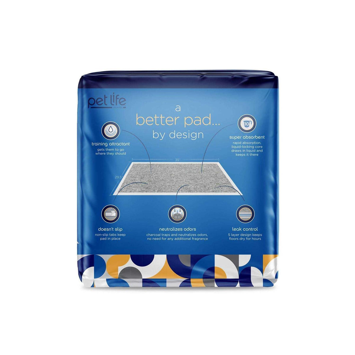 Charcoal Odor Controlling Training Pads K596910