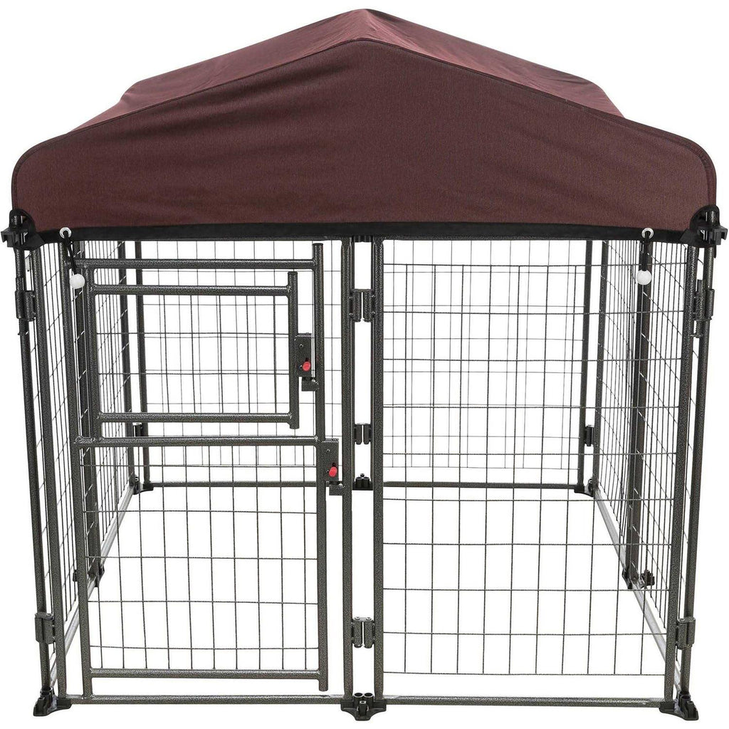 Outdoor Dog Kennel with Cover H4944