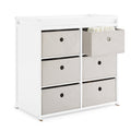 Changing Table with Fabric Bins B72976