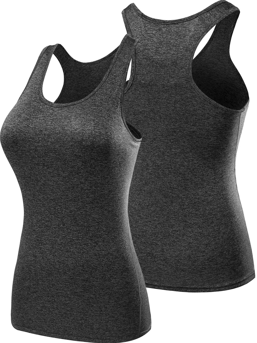 Womens Compression Base Layer Dry Fit Tank Top 3 Pack W1406