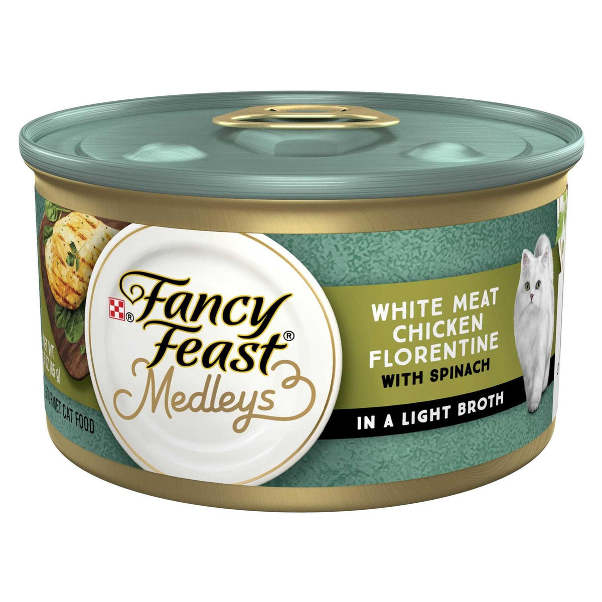 White Meat Chicken Florentine Wet Cat Food I41456