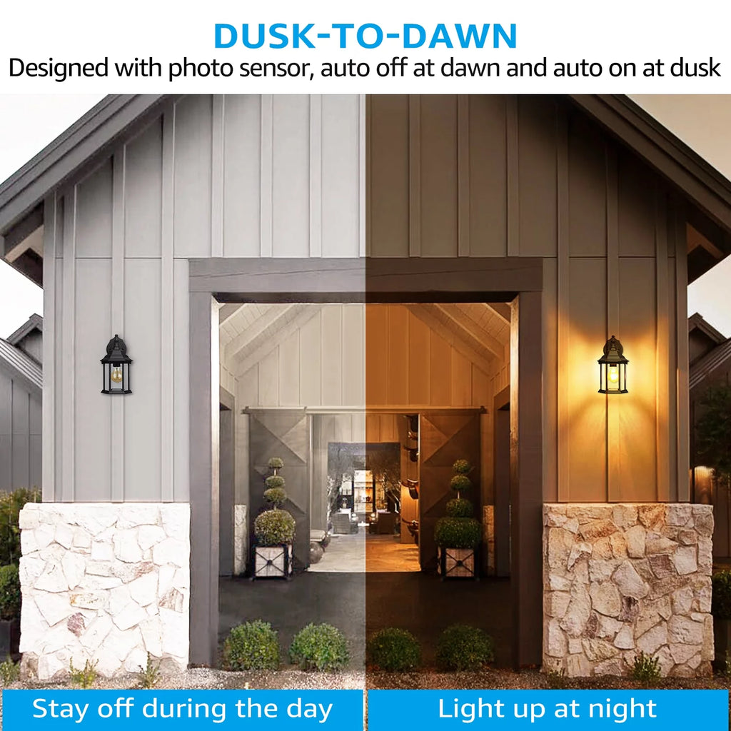 Outdoor Wall Lights, Dusk to Dawn K4592