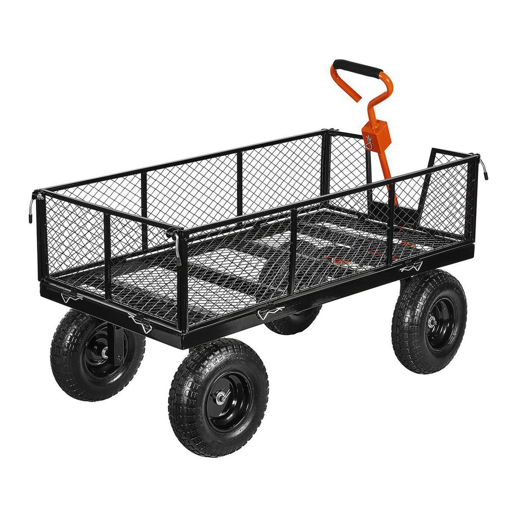 Steel Utility Cart with Removable Sides T6380