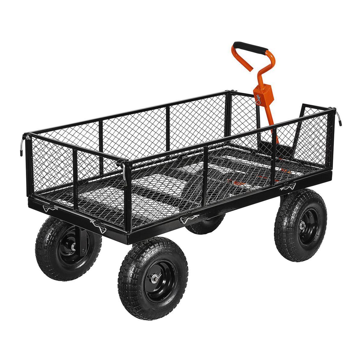 Steel Utility Cart with Removable Sides T6380