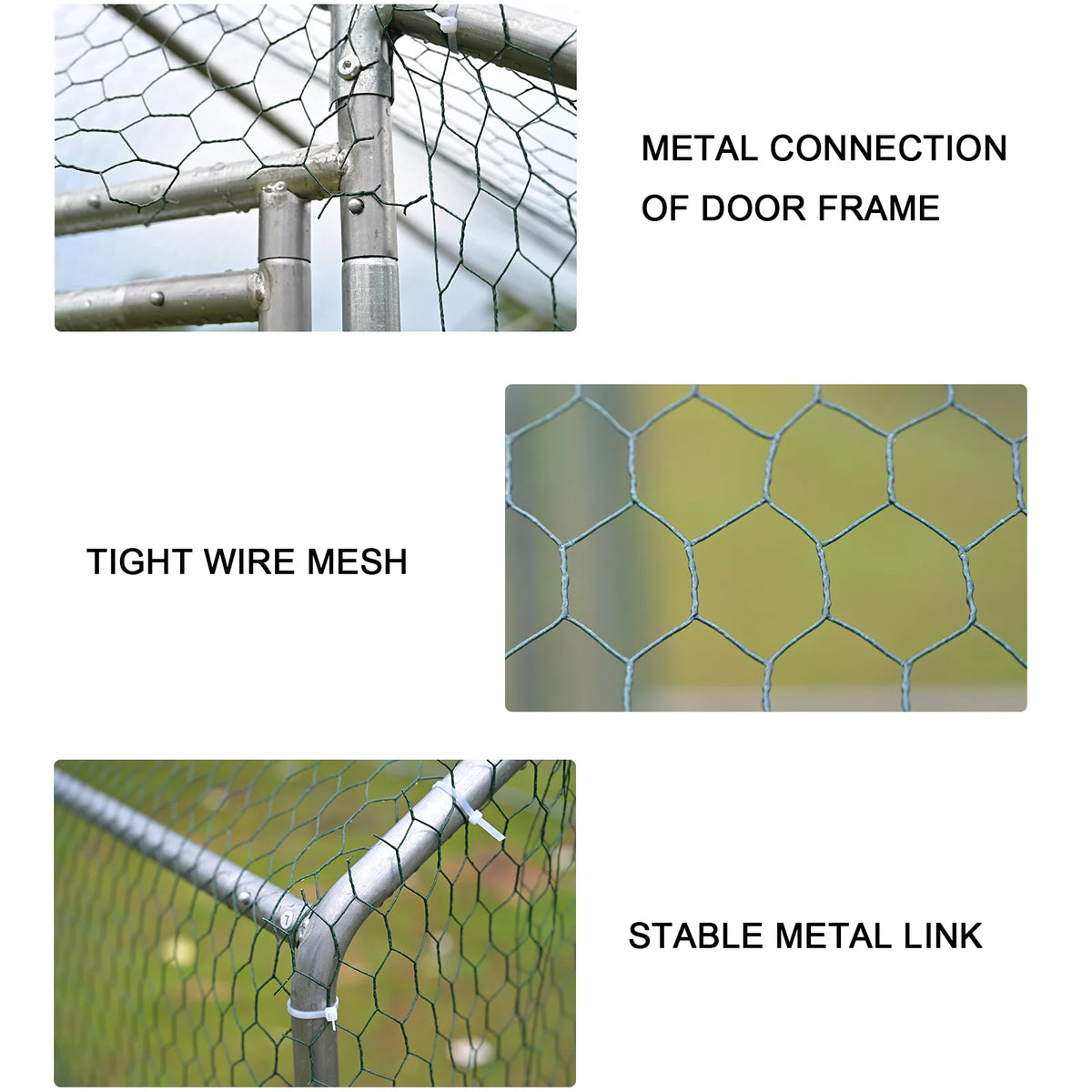 Extra Large Metal Chicken Coop 10 x 10ft M85144