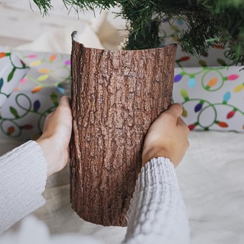Faux Brown Bark Tree Skirt K38257