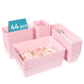 Clear Plastic 44 Pcs Drawer Organizer Set W2549