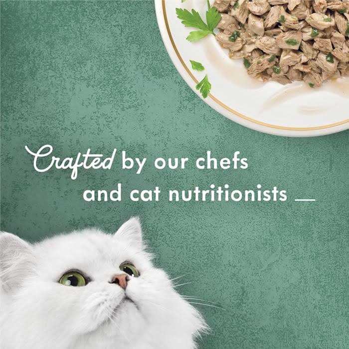 White Meat Chicken Florentine Wet Cat Food I41456