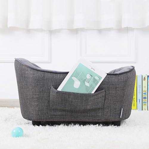 Velvet Washable Pet Bed Sofa P379436