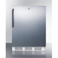 24 in. Wide Built-in Manual Defrost All Freezer with Lock, Stainless Steel Z863